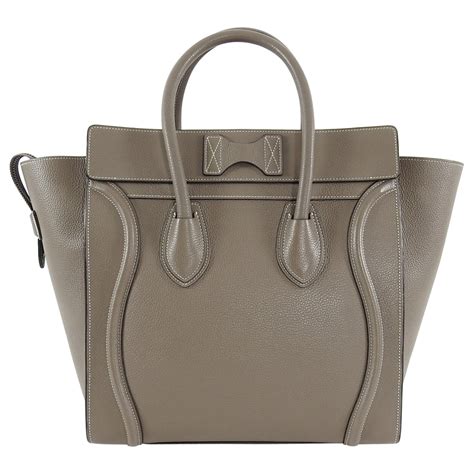 celine luggage dark taupe|celine luggage tote size.